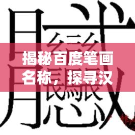 揭秘百度筆畫(huà)名稱，探尋漢字魅力風(fēng)采