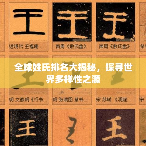 全球姓氏排名大揭秘，探尋世界多樣性之源